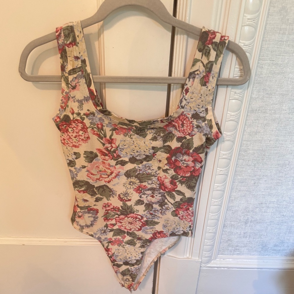 Route floral bodysuit